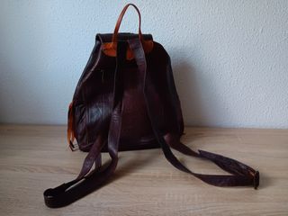 Mochila cuero 