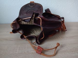 Mochila cuero 