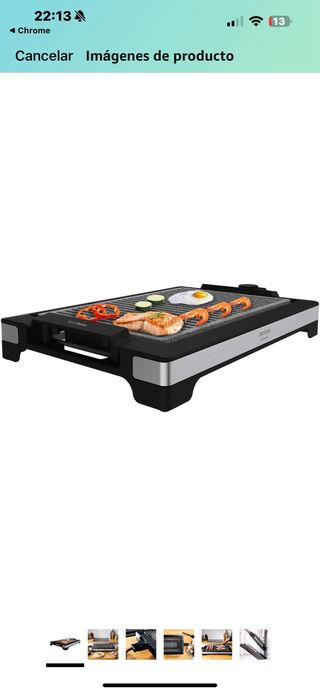 Plancha de asar eléctrica