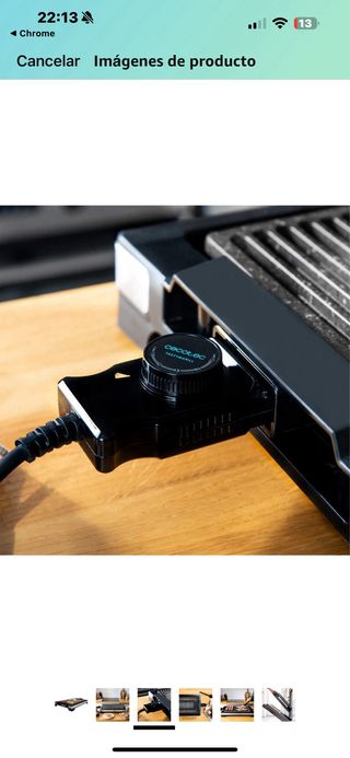 Plancha de asar eléctrica