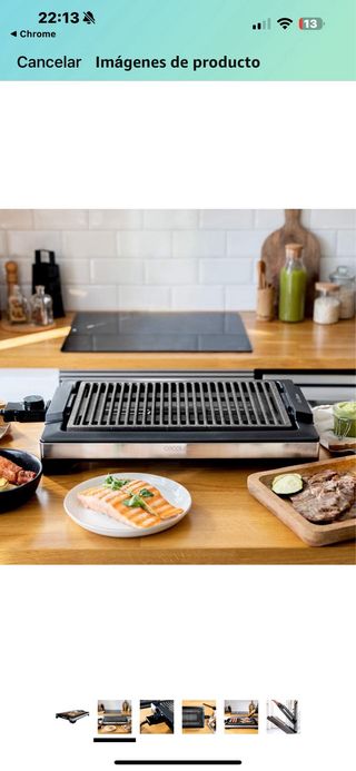 Plancha de asar eléctrica
