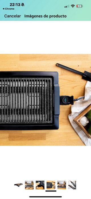 Plancha de asar eléctrica