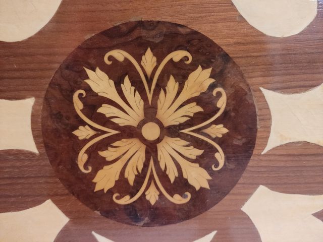 BANDEJA DE TARACEA . HECHA A MANO 