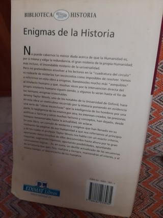 Libro enigmas de la historia