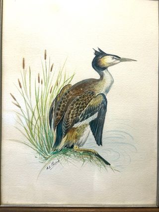 ACUARELA ORIGINAL VINTAGE