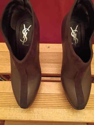 Tronchetti ysl pelle e camoscio tg. 38