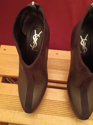 Tronchetti ysl pelle e camoscio tg. 38