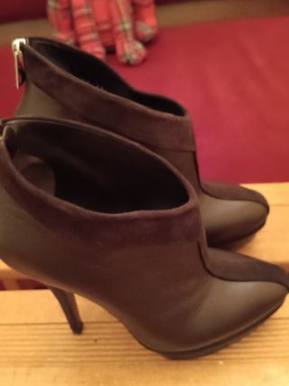 Tronchetti ysl pelle e camoscio tg. 38