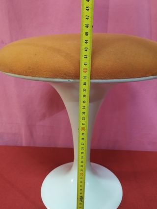 Sgabello girevole in plastica Space Age