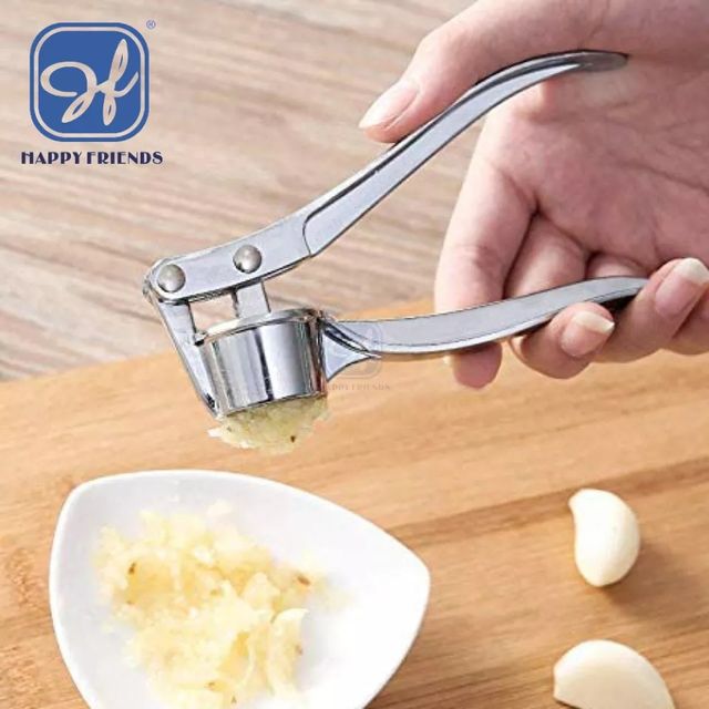 Prensador de acero inoxidable ajos y jengibre