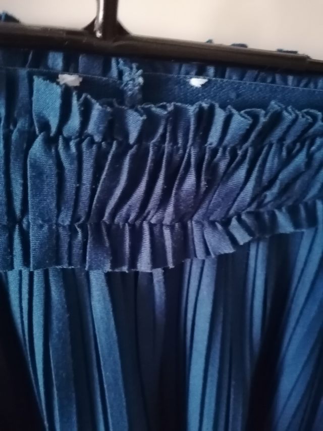 Pantalon zara niña plisado y ancho