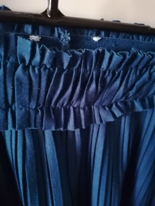 Pantalon zara niña plisado y ancho