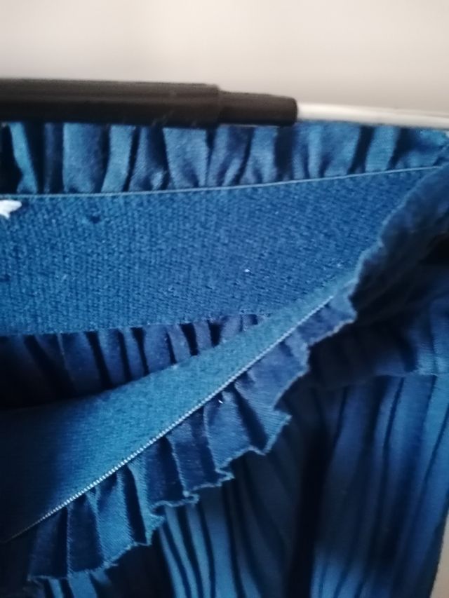 Pantalon zara niña plisado y ancho