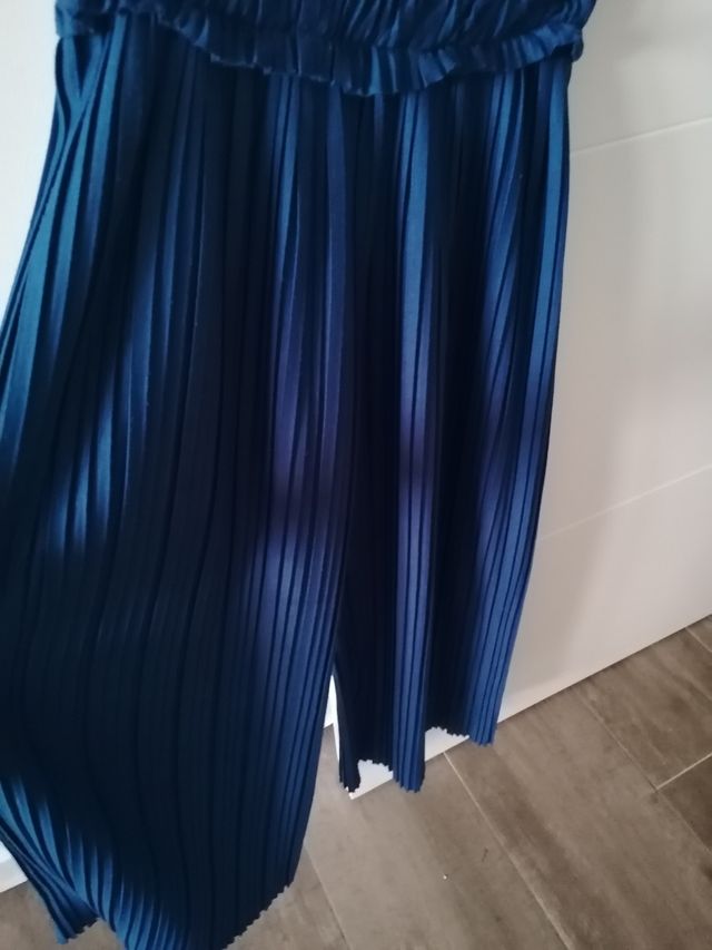 Pantalon zara niña plisado y ancho