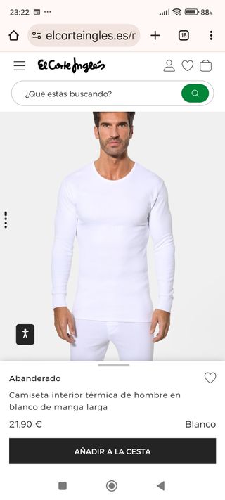 Abanderado Camiseta Interior Corte Ingles Camisetas Hombre De