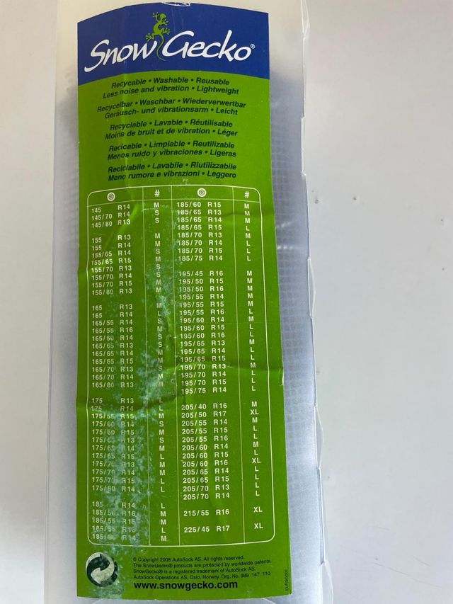 Cadenas coche SnowGecko