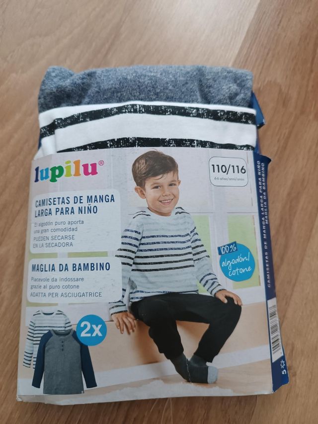 Camisetas manga larga niño