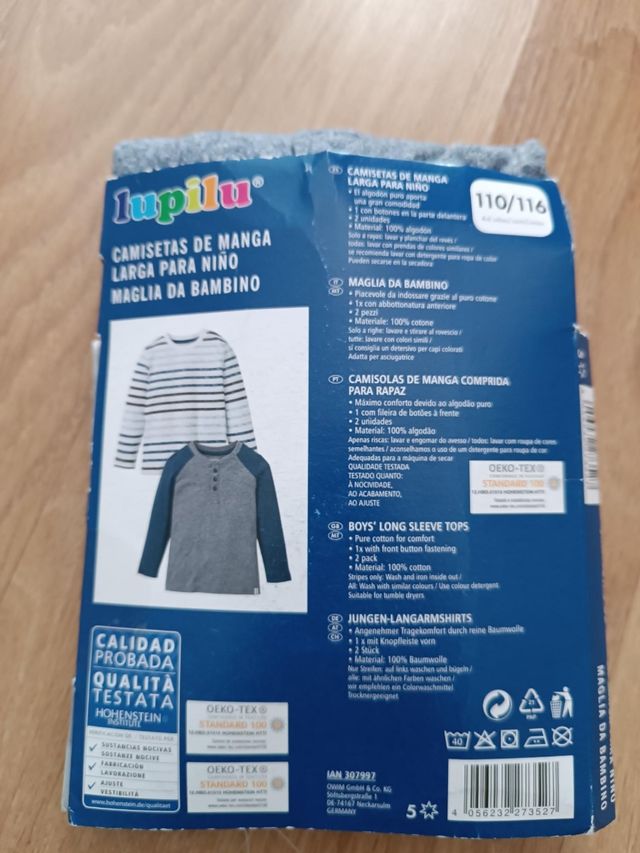 Camisetas manga larga niño