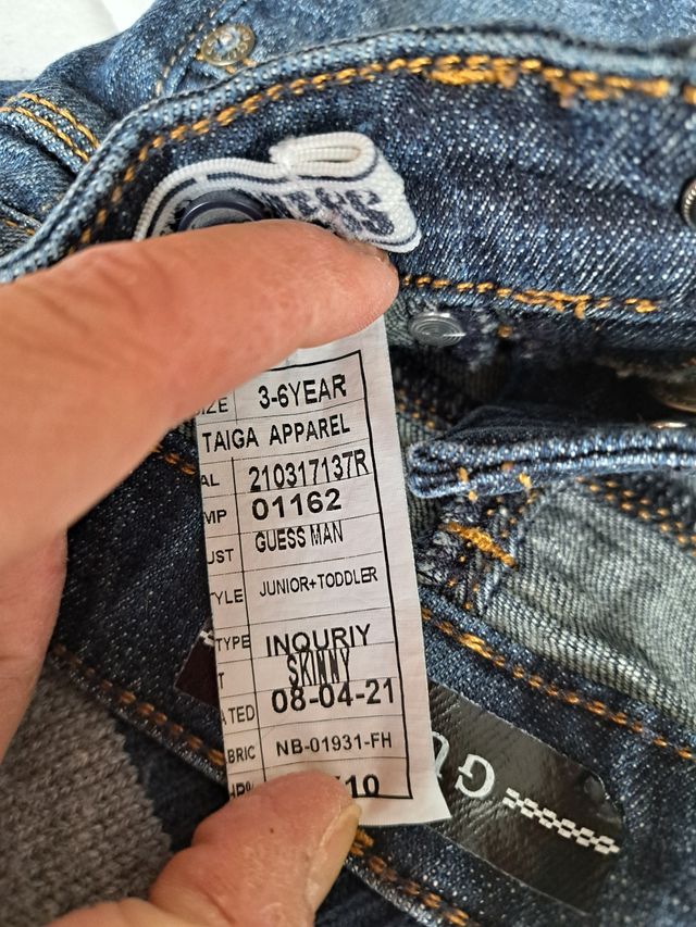 Completo golf jeans 3 6 mesi