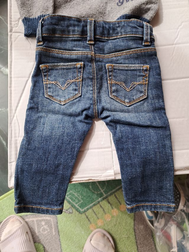 Completo golf jeans 3 6 mesi