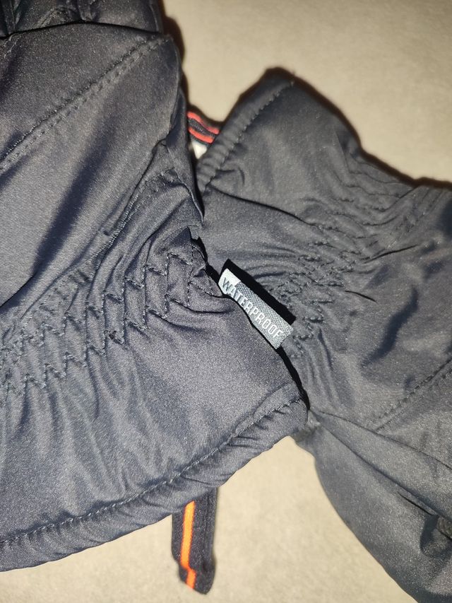 Guantes nieve de niño color negro