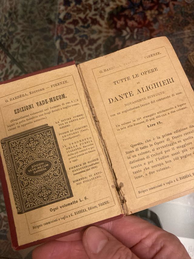 Vocabolario lingua italiana 1919/20