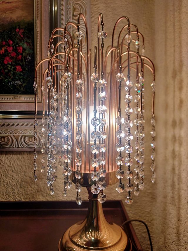 Lamparita de cristal strass