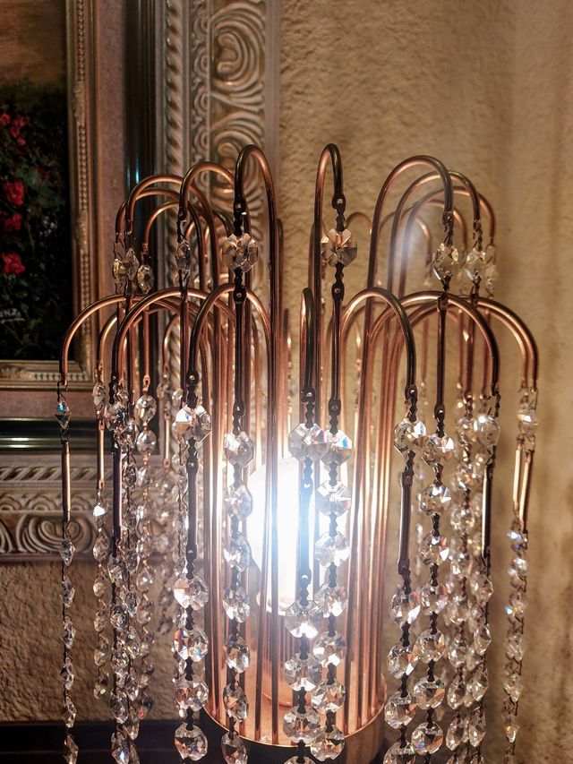 Lamparita de cristal strass