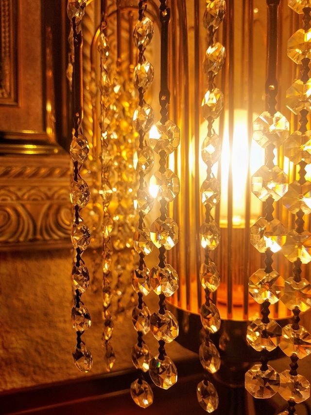 Lamparita de cristal strass