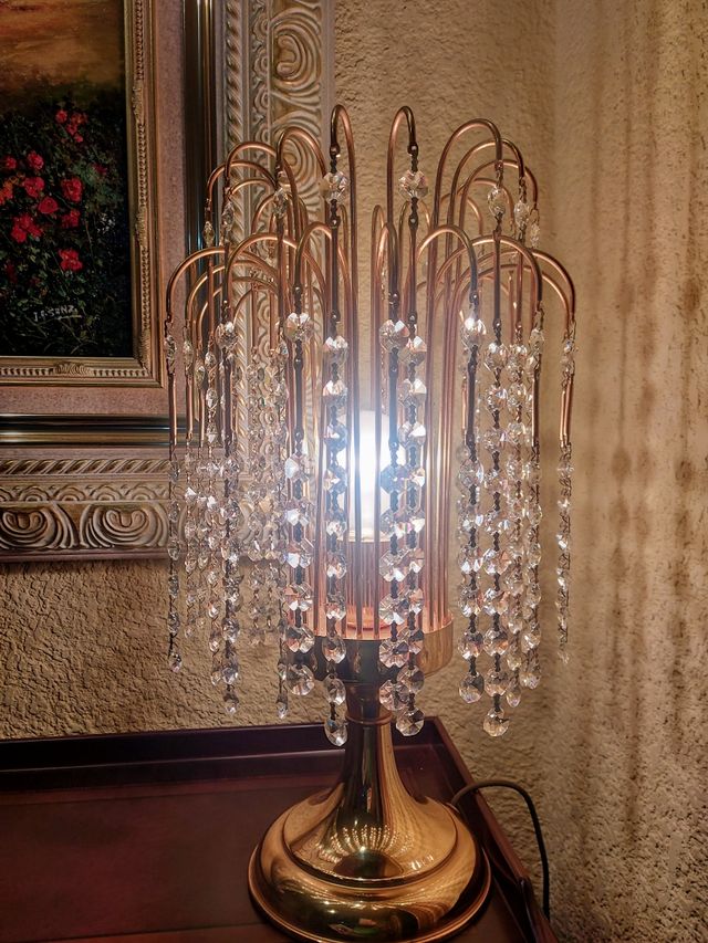 Lamparita de cristal strass