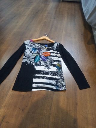 Camiseta manga larga mujer