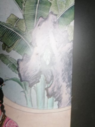 quadro grande vintage , oriental, impressao