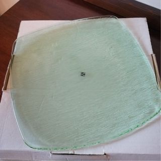 piatto in vetro centrotavola