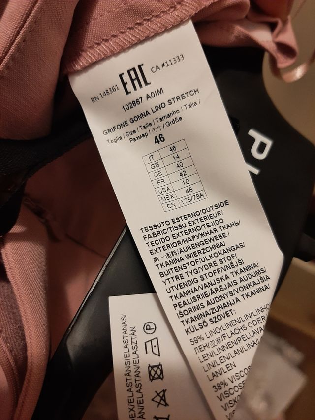 Gonna tubino TG 46 It