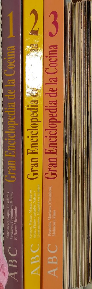 gran enciclopedia de la cocina. ABC. 4 tomos