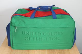 Vintage Benetton: Bolso de viaje de los 90