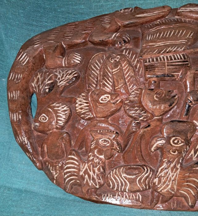 ARTE ÉTNICO AFRICANO MADERA TALLADA TRIBAL 