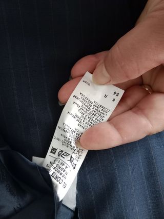 Traje chaqueta 