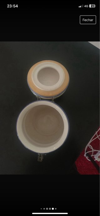 Frasco de ceramica Biscoitos