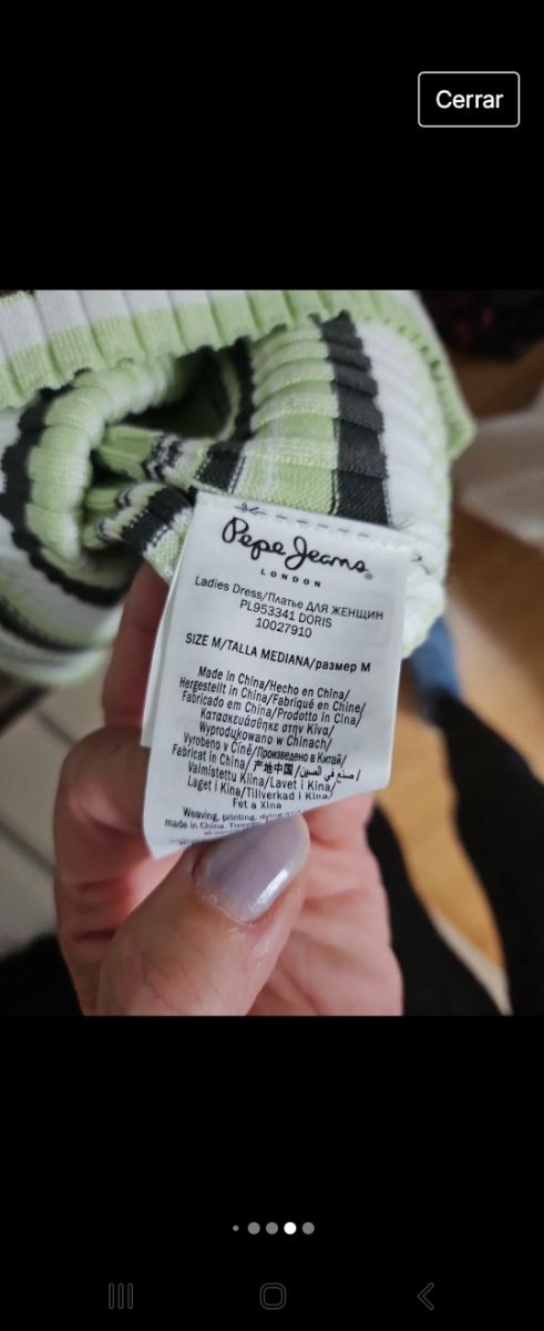 Vestido pepe jeans. Talla M