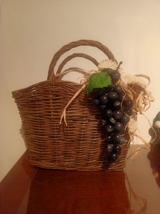 Borsa rigida in vimini