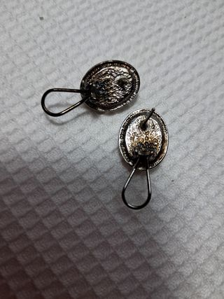 Pendientes perlas blancas