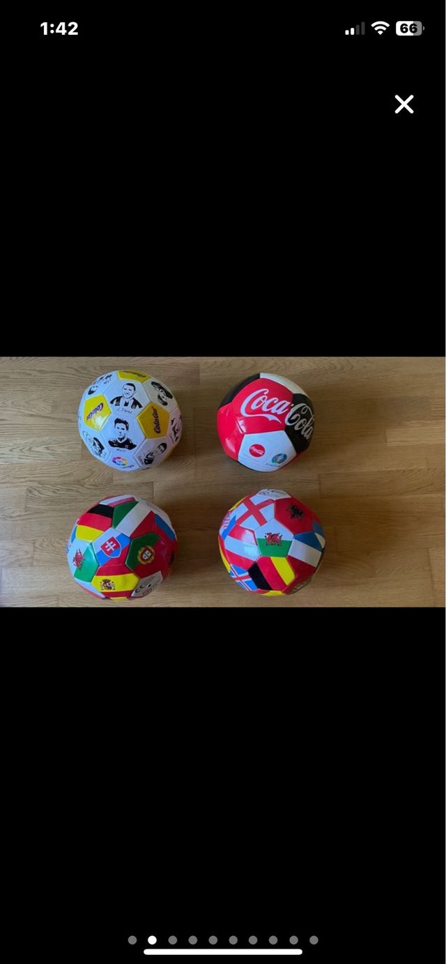 Balones. Coca-Cola