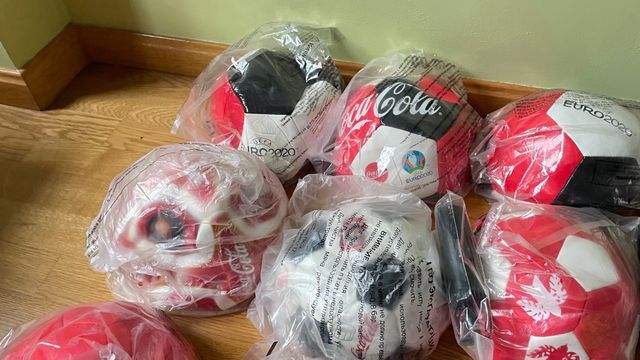 Balones. Coca-Cola