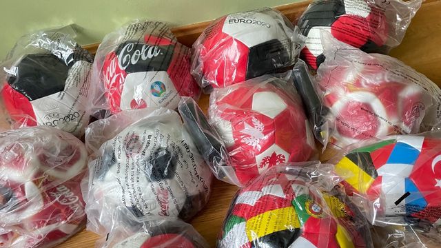 Balones. Coca-Cola