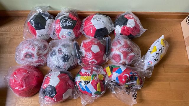 Balones. Coca-Cola