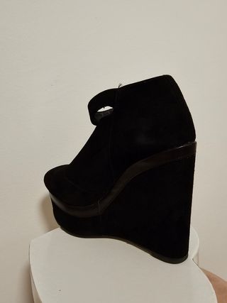 Botines altos plataforma topshop 38
