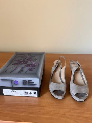 Sandalias de ante