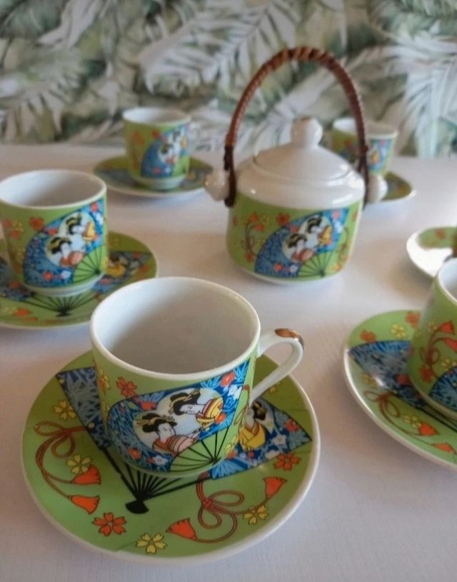 Set da caffè vintage stile orientale