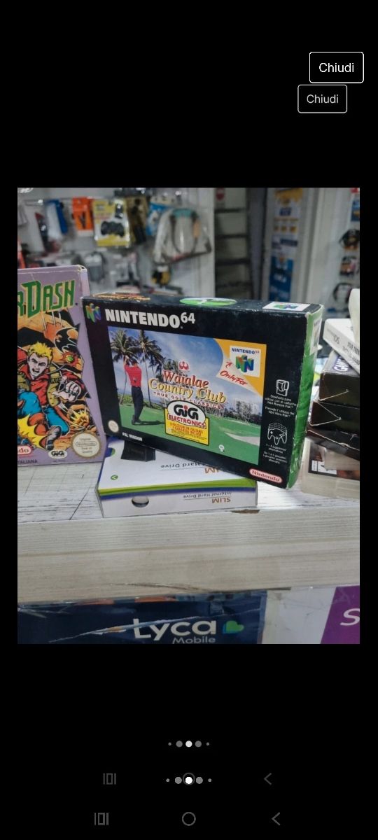 4 giochi scatolati Nintendo nes e nint64